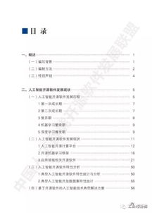 中國人工智能開源軟件發展白皮書（2018） 聚焦人工智能應用軟件開發